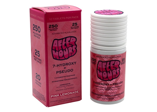 After Hours 7-OH + Pseudo 25mg - Pink Lemonade - 10-Tablet