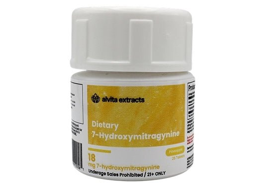 Alvita Extracts 18mg 7-OH – Pineapple – 25-Tablet