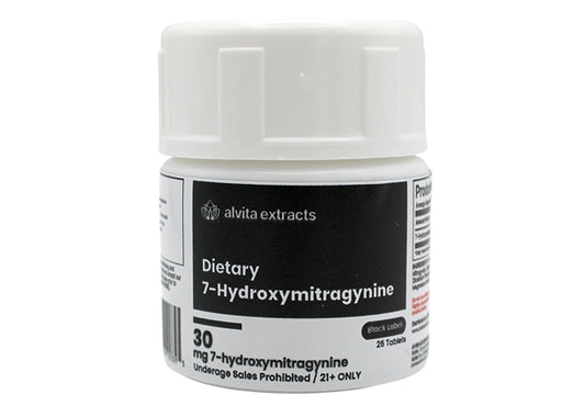Alvita Extracts 7-Oh – Black Label – 25-Tablets – 750mg