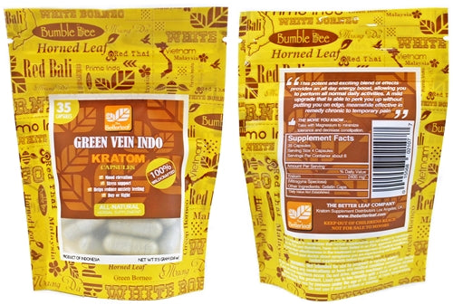 Bumble Bee Premium Kratom - 35 Capsules