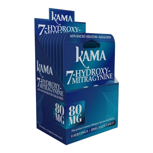KAMA 80mg 7-OH Kratom Extract 4-Tablets