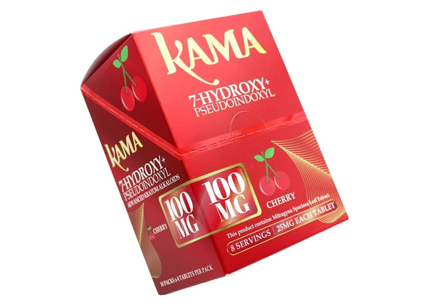 KAMA 7-Hydroxy + Pseudo Kratom Extract 25mg 4-Tablets