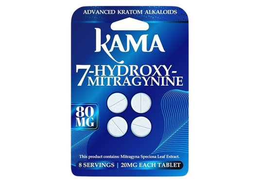 KAMA 80mg 7-OH Kratom Extract 4-Tablets