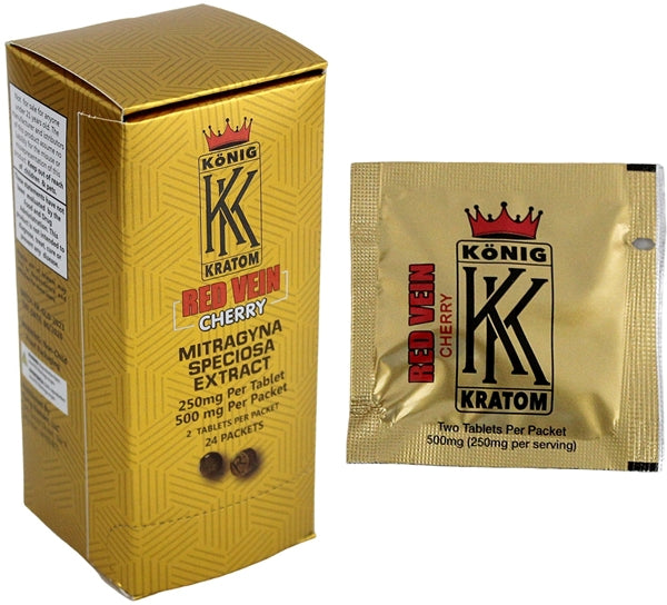 Konig Kratom Extract Tablets – Red Vein Cherry