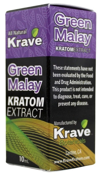 Krave Kratom Extract Shot - Green Malay