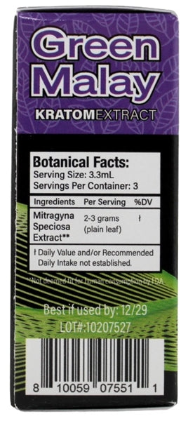 Krave Kratom Extract Shot - Green Malay