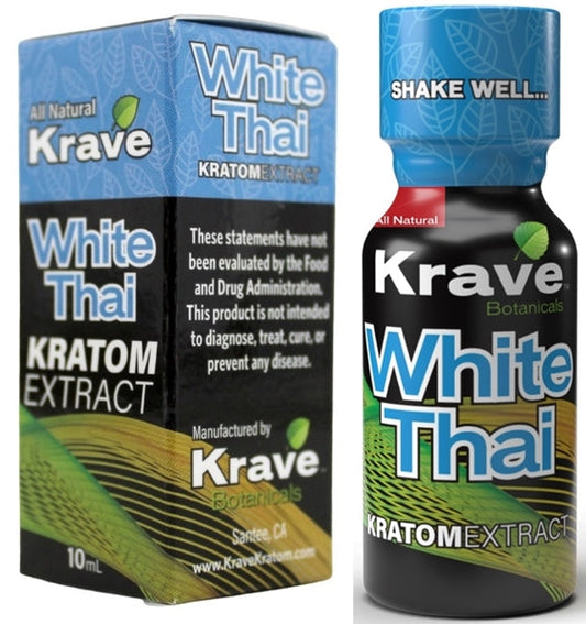 Krave Kratom Extract Shot - White Thai