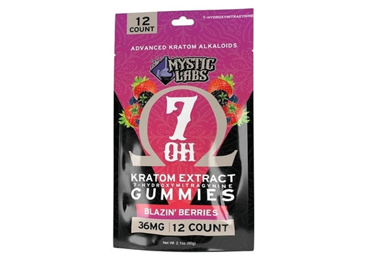 Mystic Labs 36mg 7-OH Kratom Extract Gummies