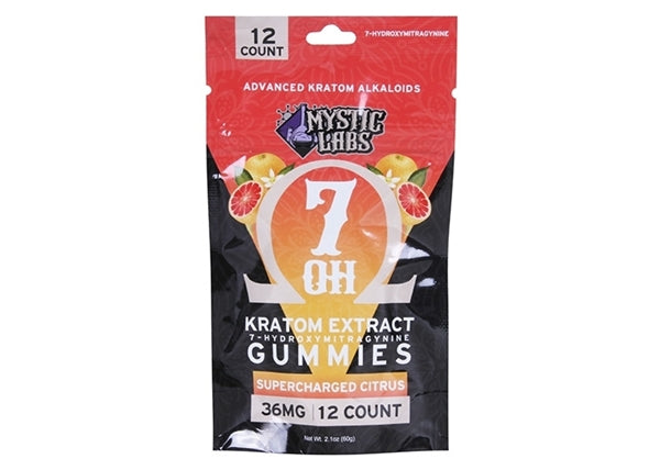Mystic Labs 36mg 7-OH Kratom Extract Gummies
