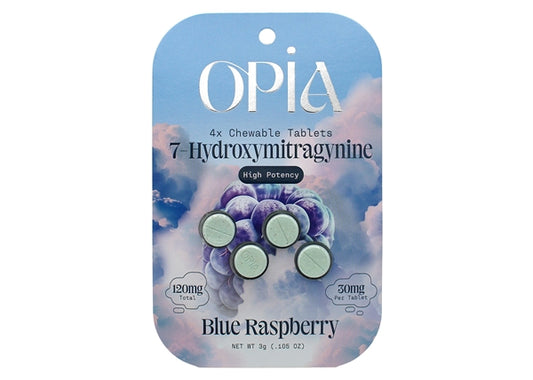 OPIA 7-OH 30mg - Blue Raspberry 4-Tablets