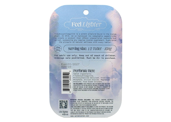 OPIA 7-OH 30mg - Blue Raspberry 4-Tablets