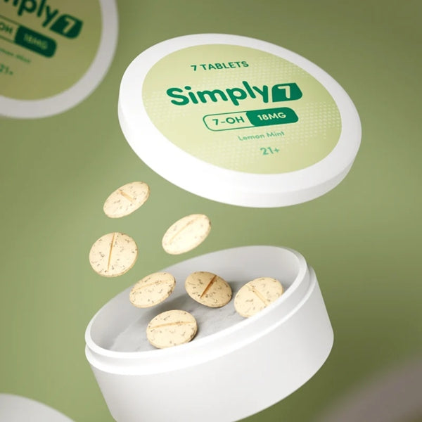 Simply7 18mg 7-OH Lemon Mint 7-Tablets