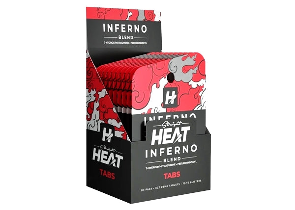 Straight Heat 25mg 7-OH Pseudo Inferno Blend 3-Tablet