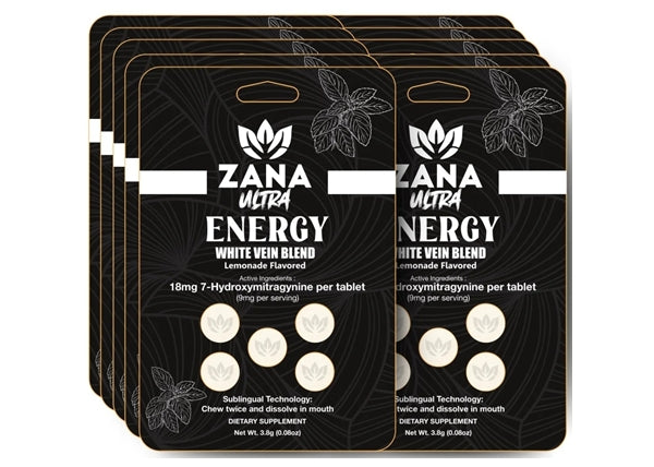 Zana Ultra White Vein 18mg 7-OH 5-Tablet