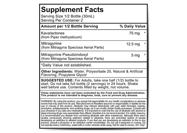 Zana Chill Kratom + Kava Shot - Lemonade