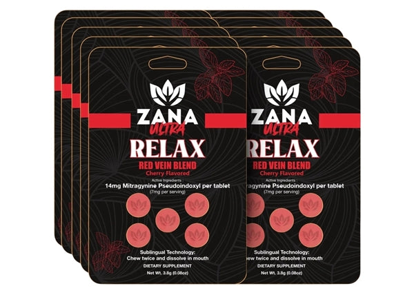 Zana Ultra Red Vein 18mg 7-OH 5-Tablet