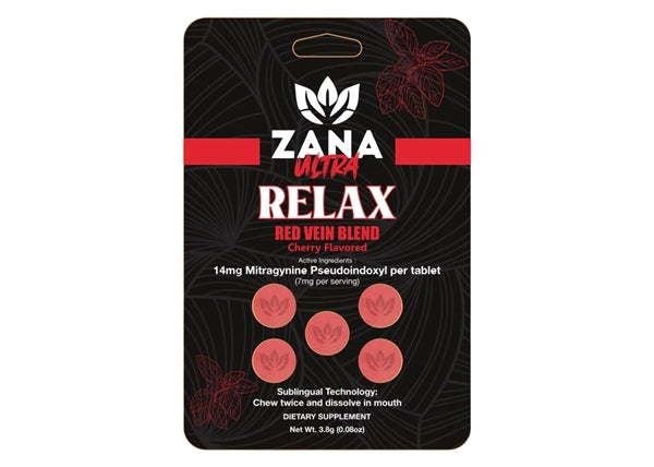 Zana Ultra Red Vein 18mg 7-OH 5-Tablet