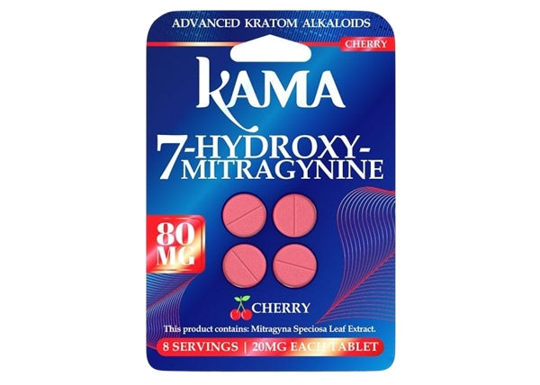 KAMA 80mg 7-OH Kratom Extract 4-Tablets