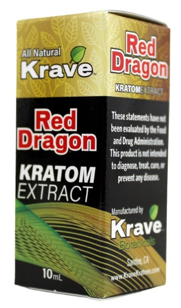 Krave Kratom Extract Shot - Red Dragon